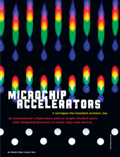 Towards entry "Particle acceleration on a microchip in Physics Today"