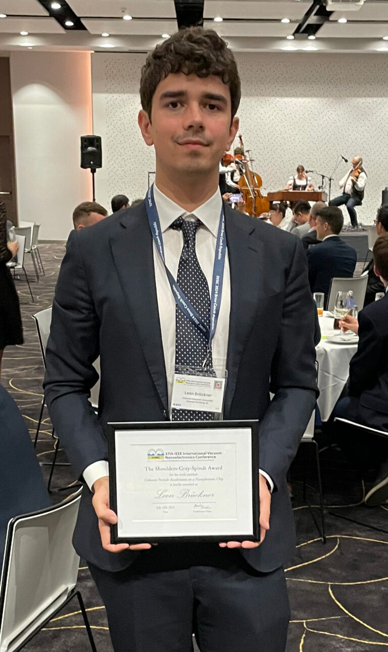 Leon Brückner awarded the Shoulders-Gray-Spindt Prize