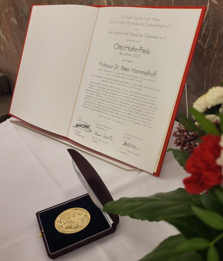 Retrospective on the Otto Hahn Prize award ceremony